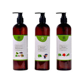 Natuur 3 Shampoo Collection: Black, Aloe Hibiscus, Aloe Kalonji 500ml
